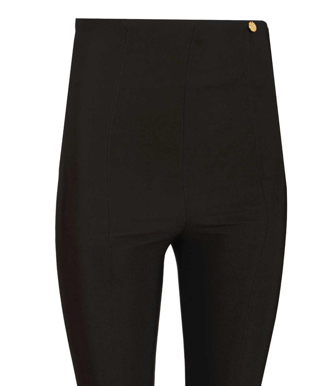 CATALINA Черные ацетатные брюки узкие, фото 4