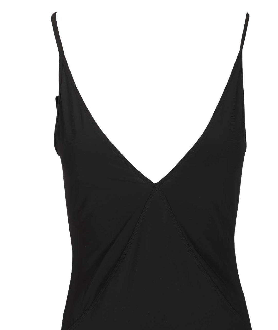 RICK OWENS Черный полиамидовый купальник, фото 4