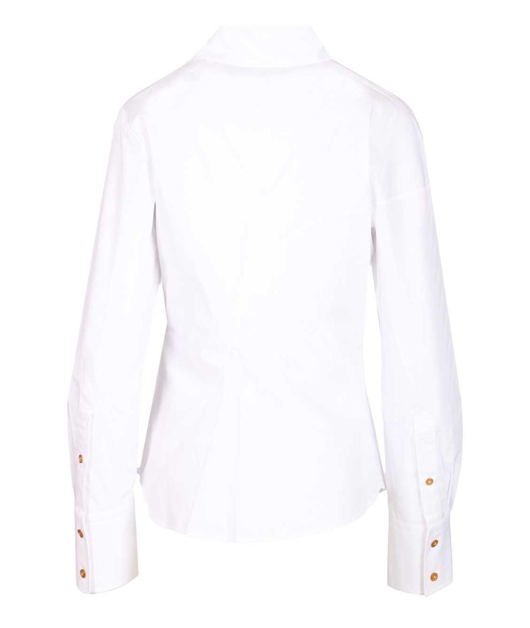 VIVIENNE WESTWOOD Белая хлопковая рубашка, фото 2