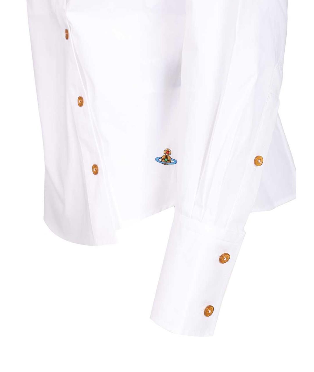 VIVIENNE WESTWOOD Белая хлопковая рубашка, фото 5