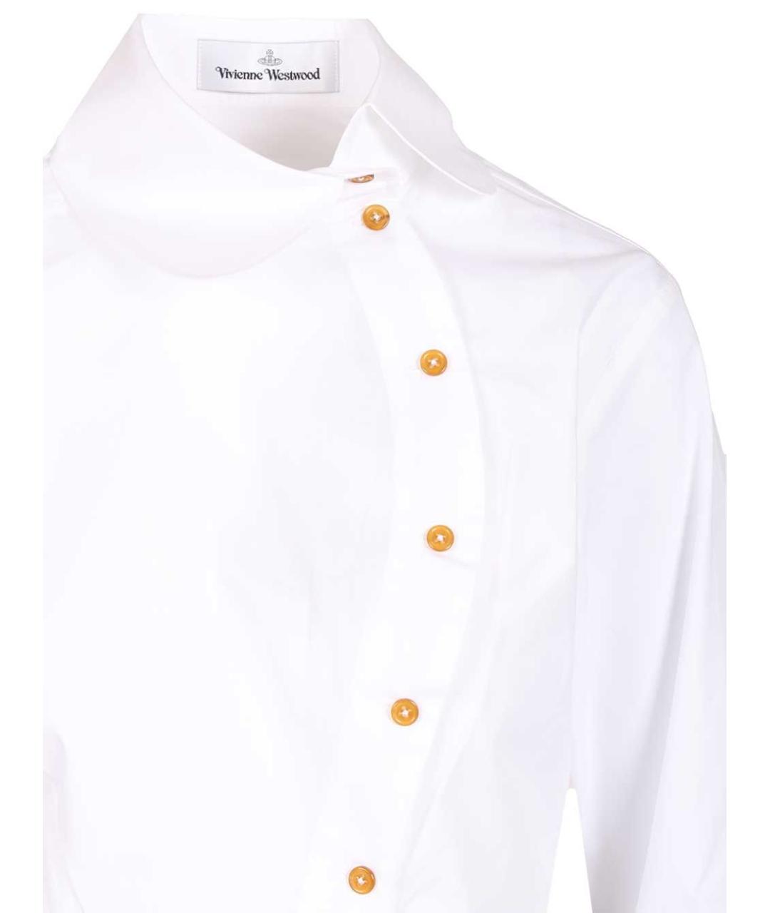 VIVIENNE WESTWOOD Белая хлопковая рубашка, фото 4