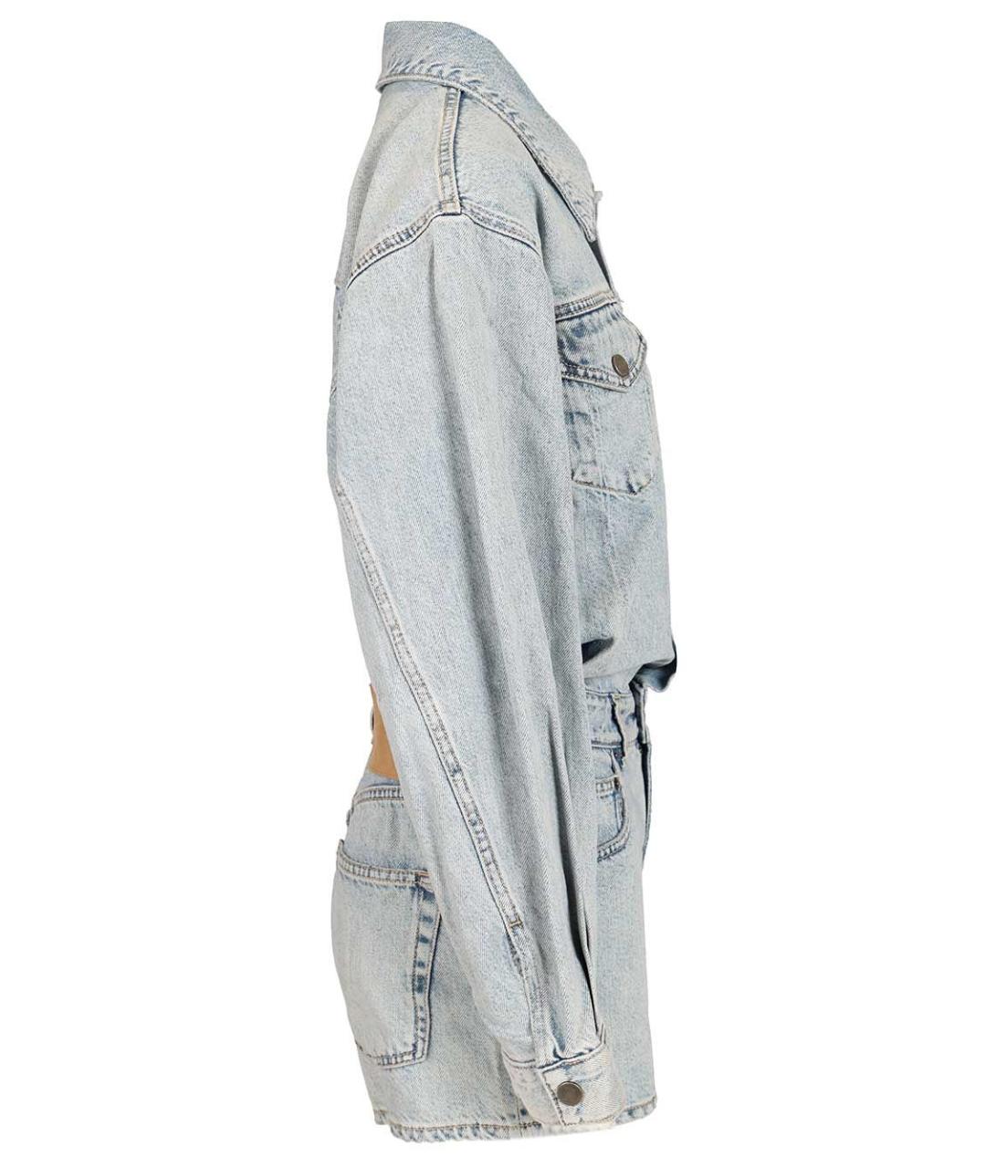 HAIKURE Голубой хлопковый комбинезон, фото 3