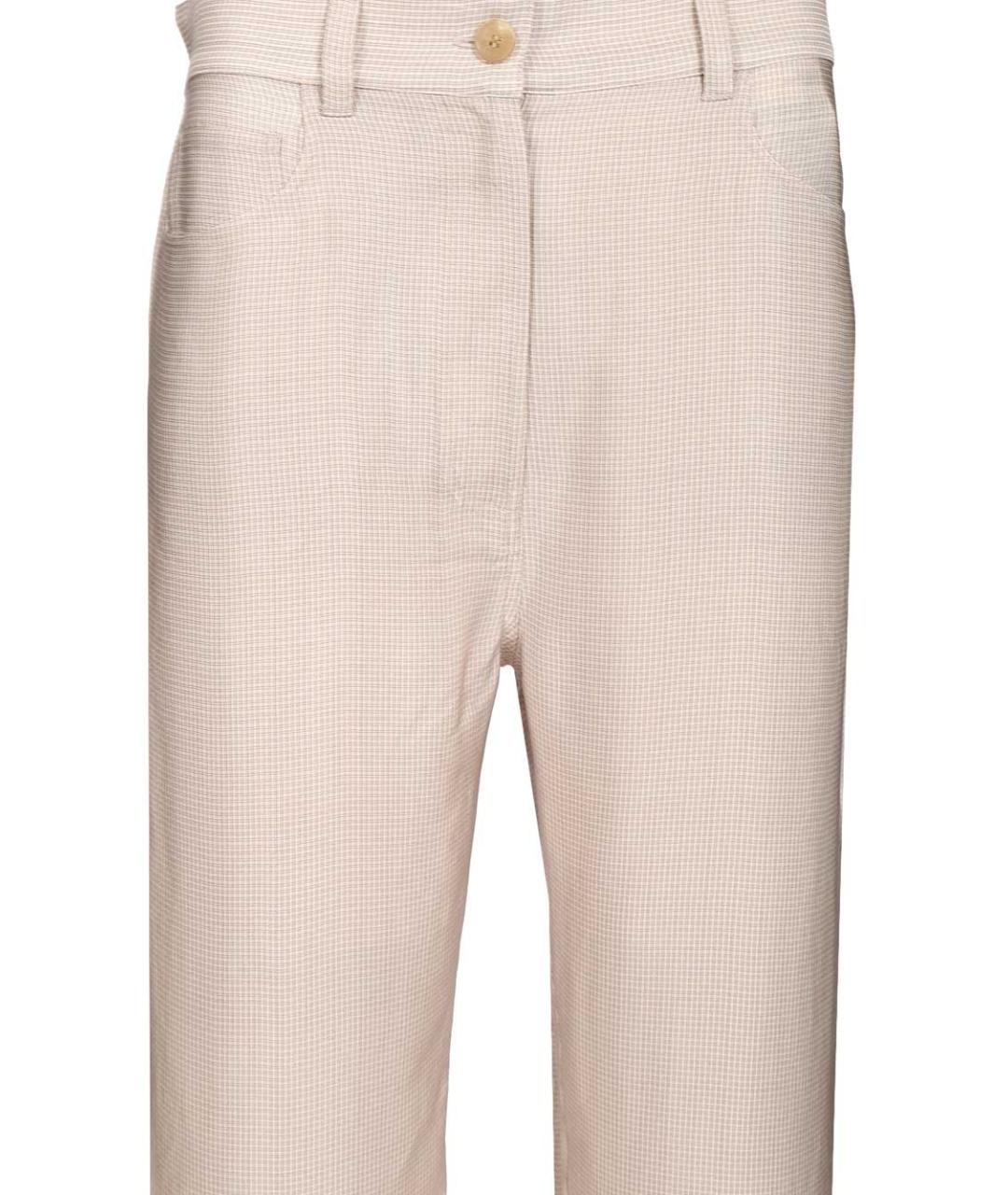 ACNE STUDIOS Мульти хлопковые прямые брюки, фото 4