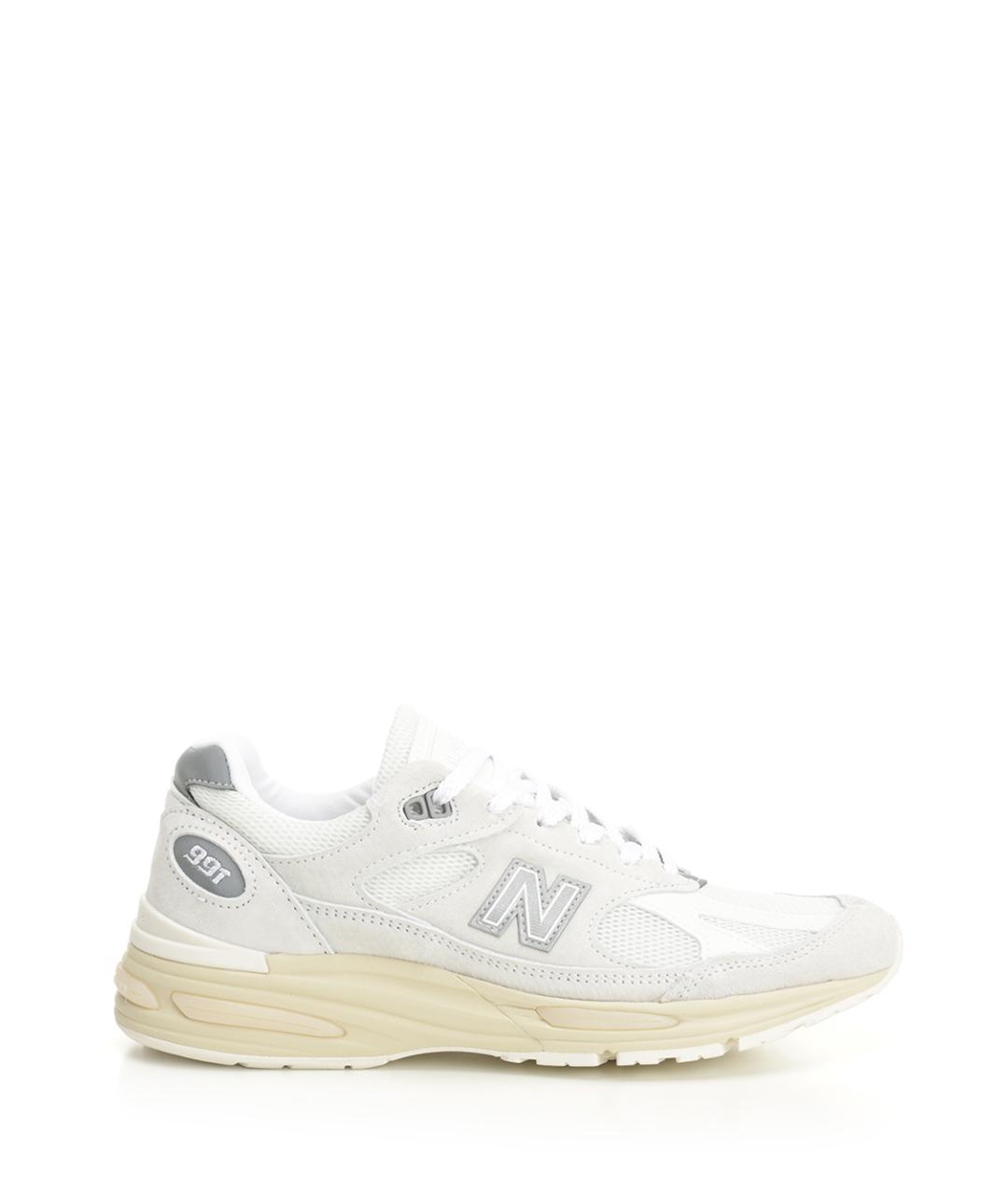 NEW BALANCE Белые кожаные кроссовки, фото 1