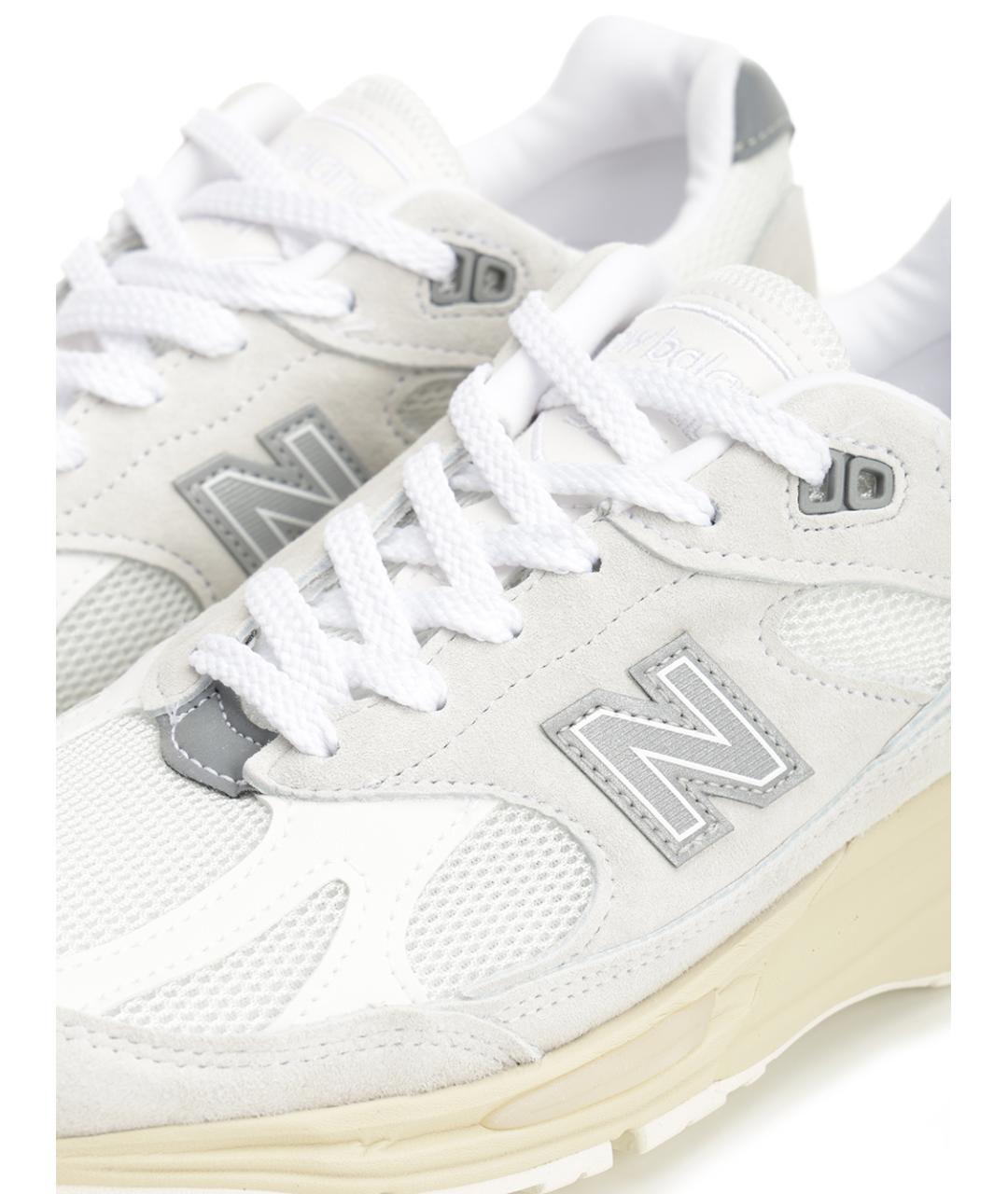 NEW BALANCE Белые кожаные кроссовки, фото 6