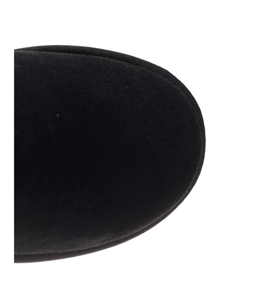 UGG AUSTRALIA Черные кожаные ботинки, фото 4