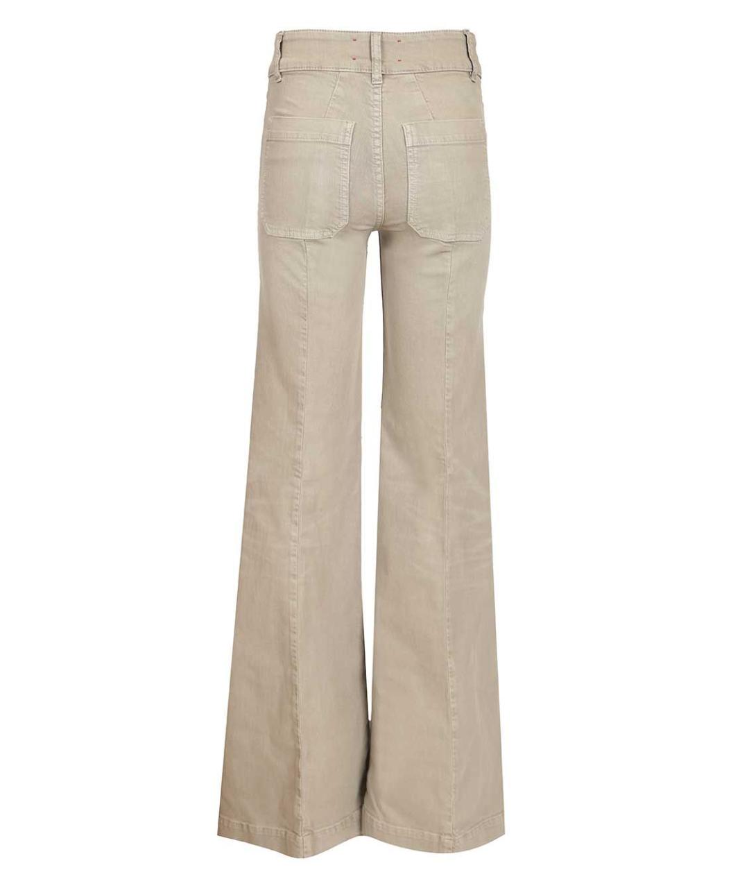 SEAFARER Бежевые хлопко-эластановые прямые джинсы, фото 2