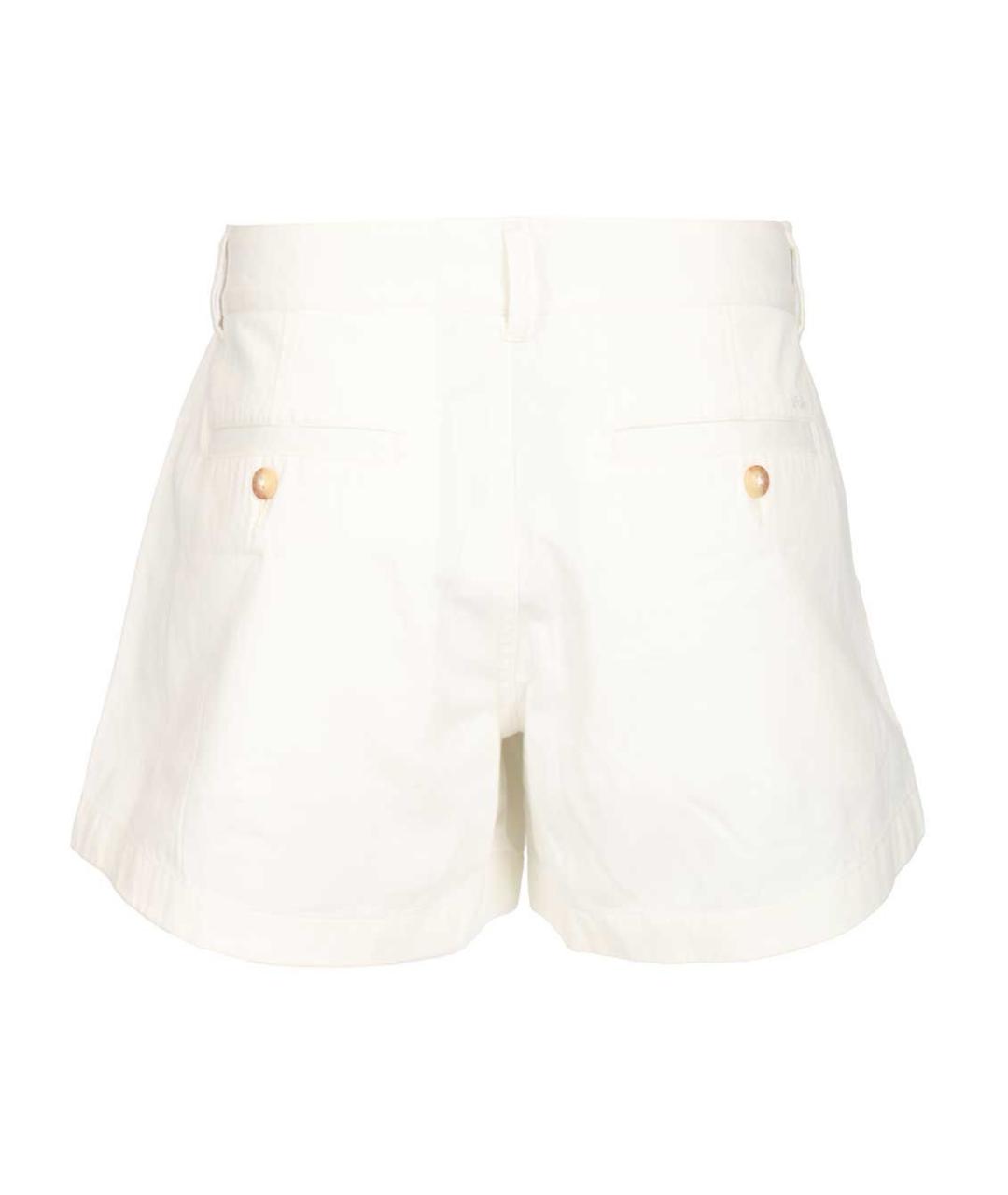 POLO RALPH LAUREN Белые хлопковые шорты, фото 2