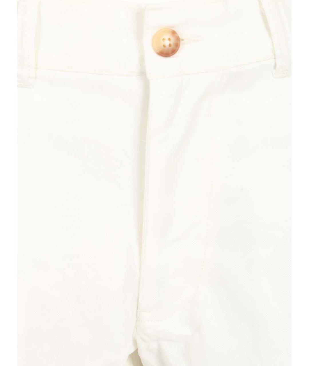 POLO RALPH LAUREN Белые хлопковые шорты, фото 4