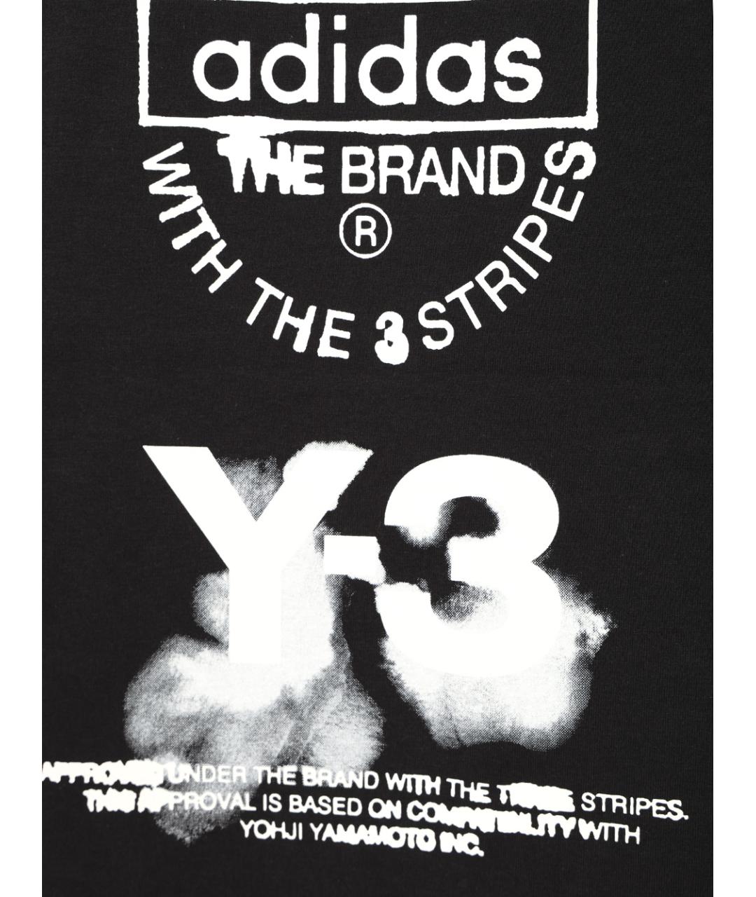 ADIDAS Черная хлопковая футболка, фото 5