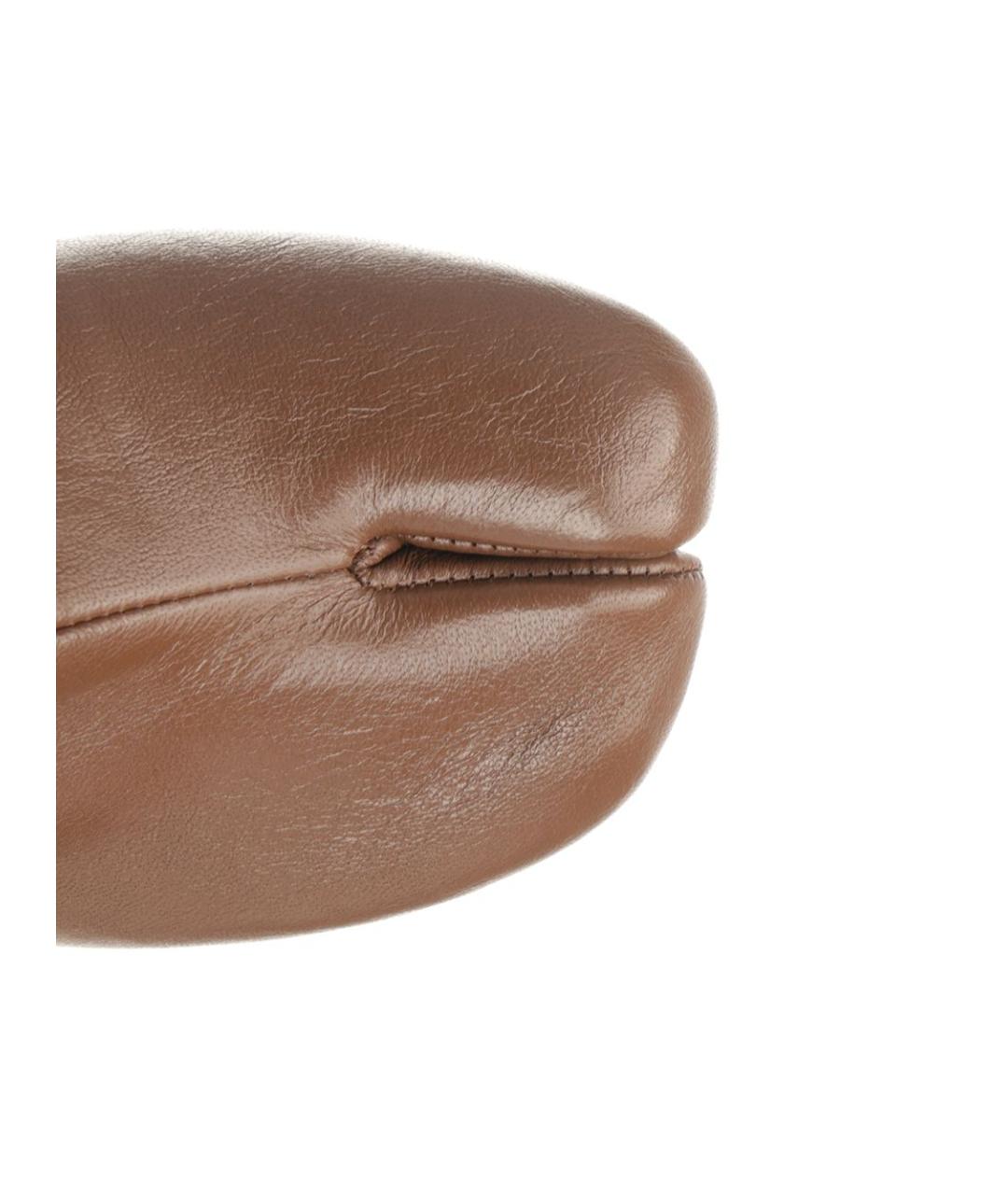 MAISON MARGIELA Коричневые кожаные ботильоны, фото 4