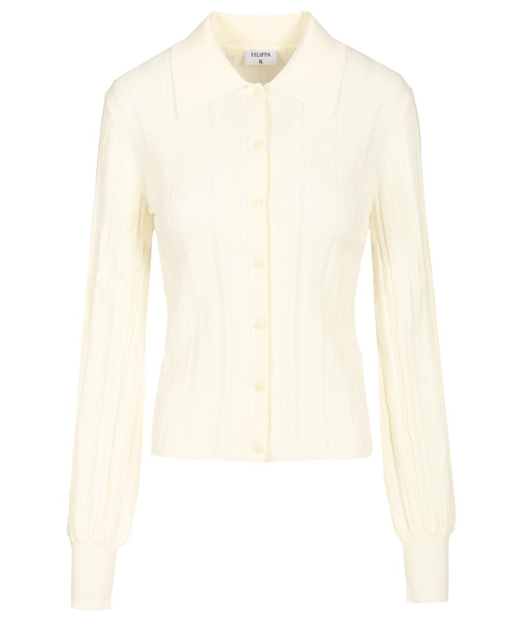 FILIPPA K Белый вискозный джемпер / свитер, фото 1