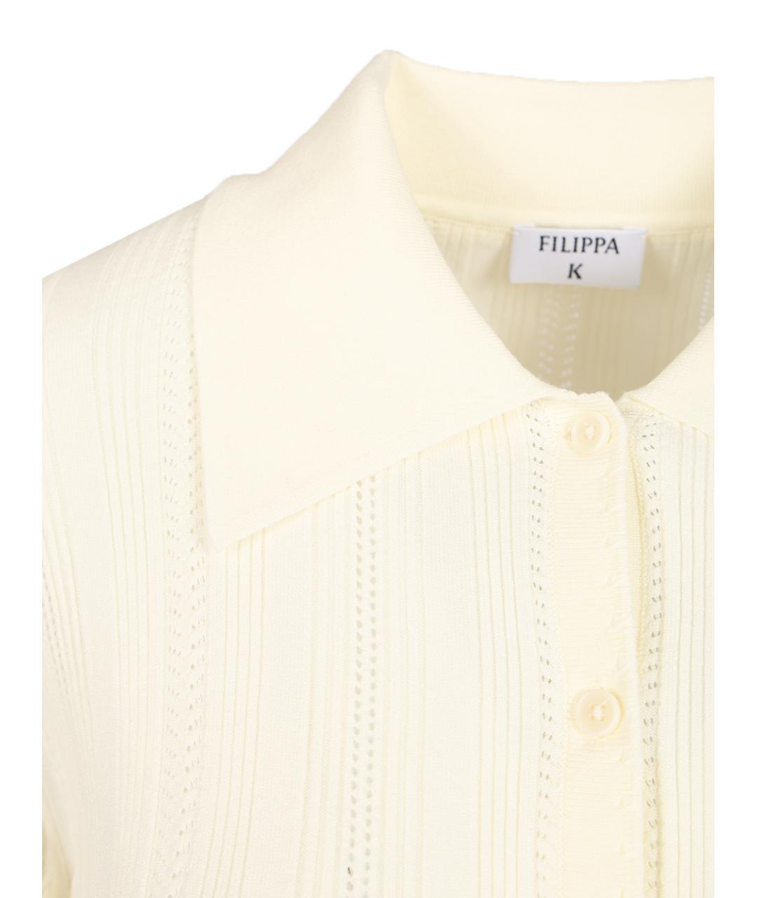 FILIPPA K Белый вискозный джемпер / свитер, фото 3