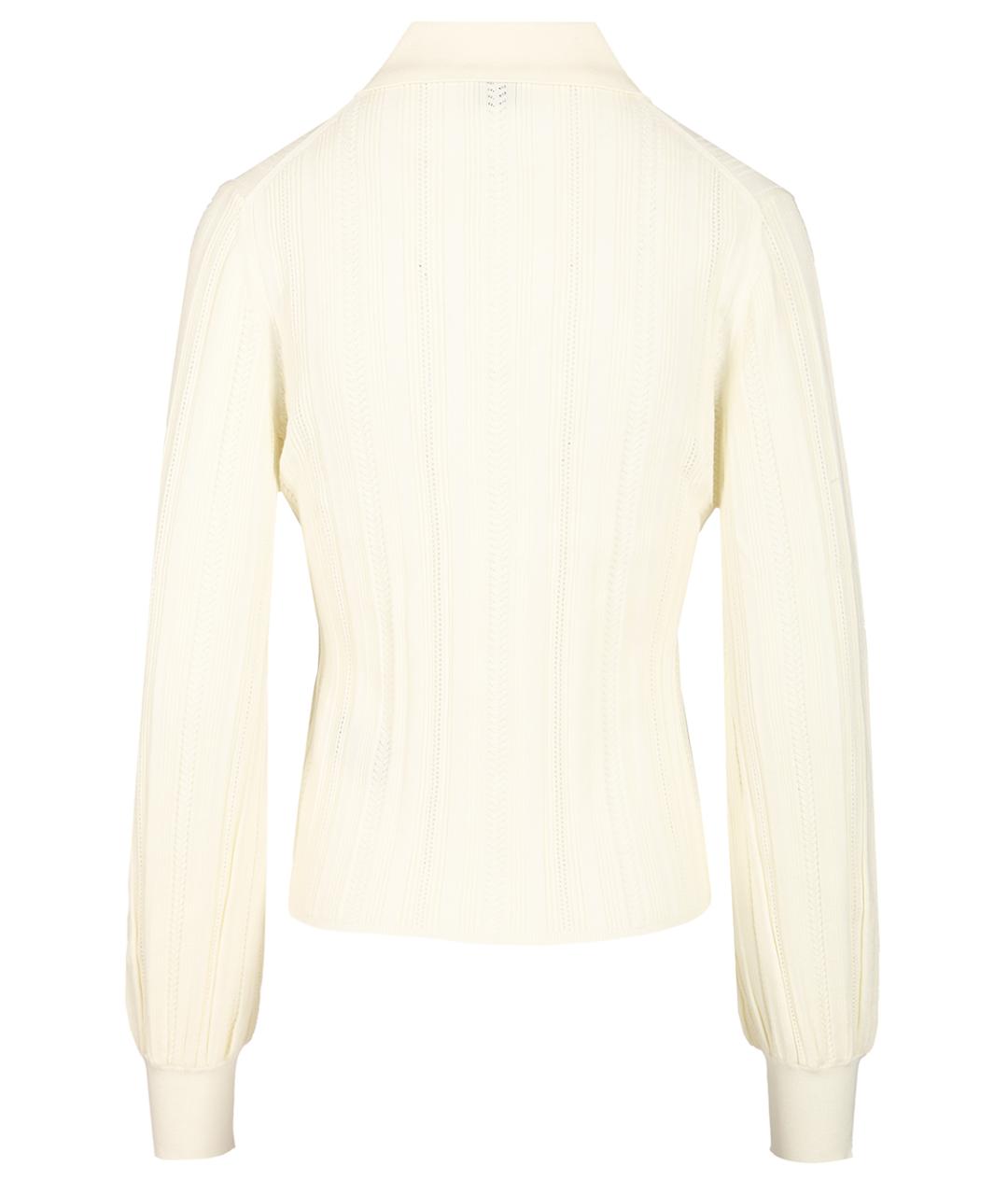 FILIPPA K Белый вискозный джемпер / свитер, фото 2