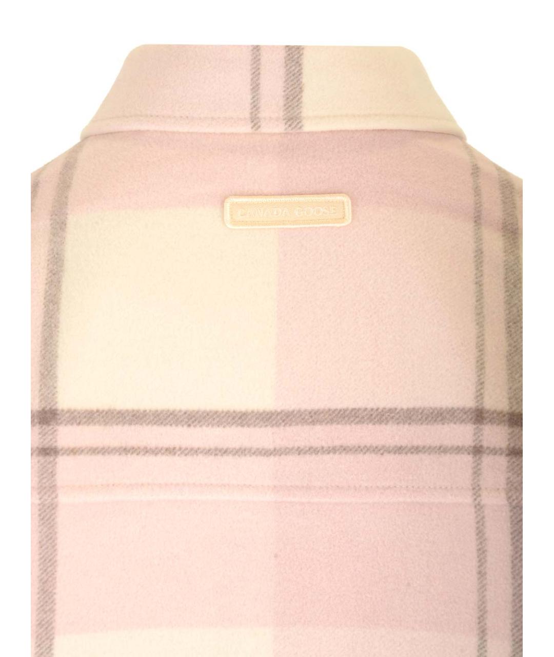 CANADA GOOSE Розовая шерстяная куртка, фото 6