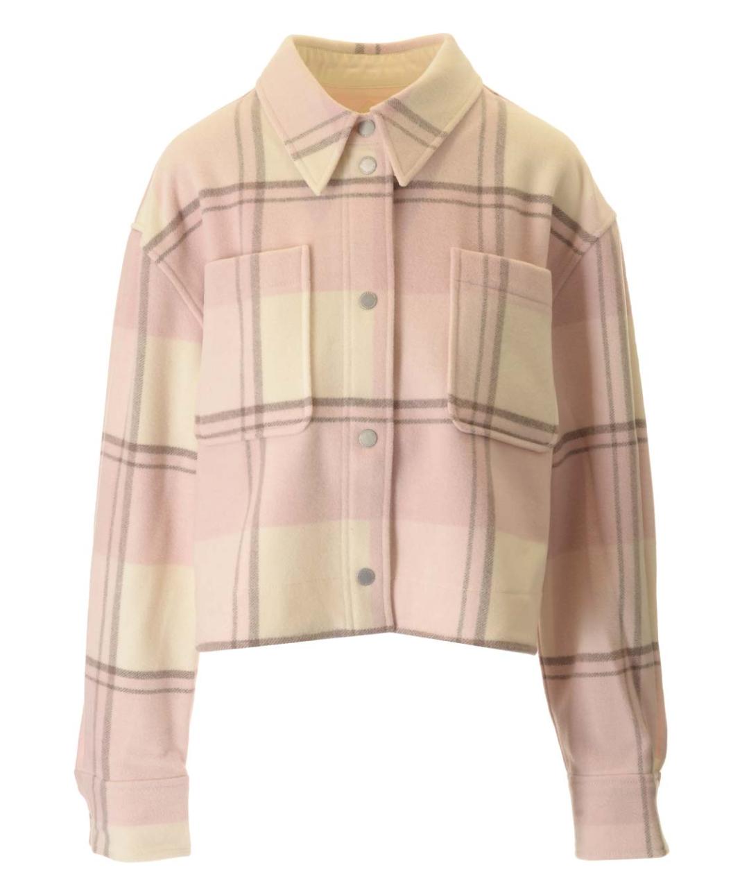 CANADA GOOSE Розовая шерстяная куртка, фото 1