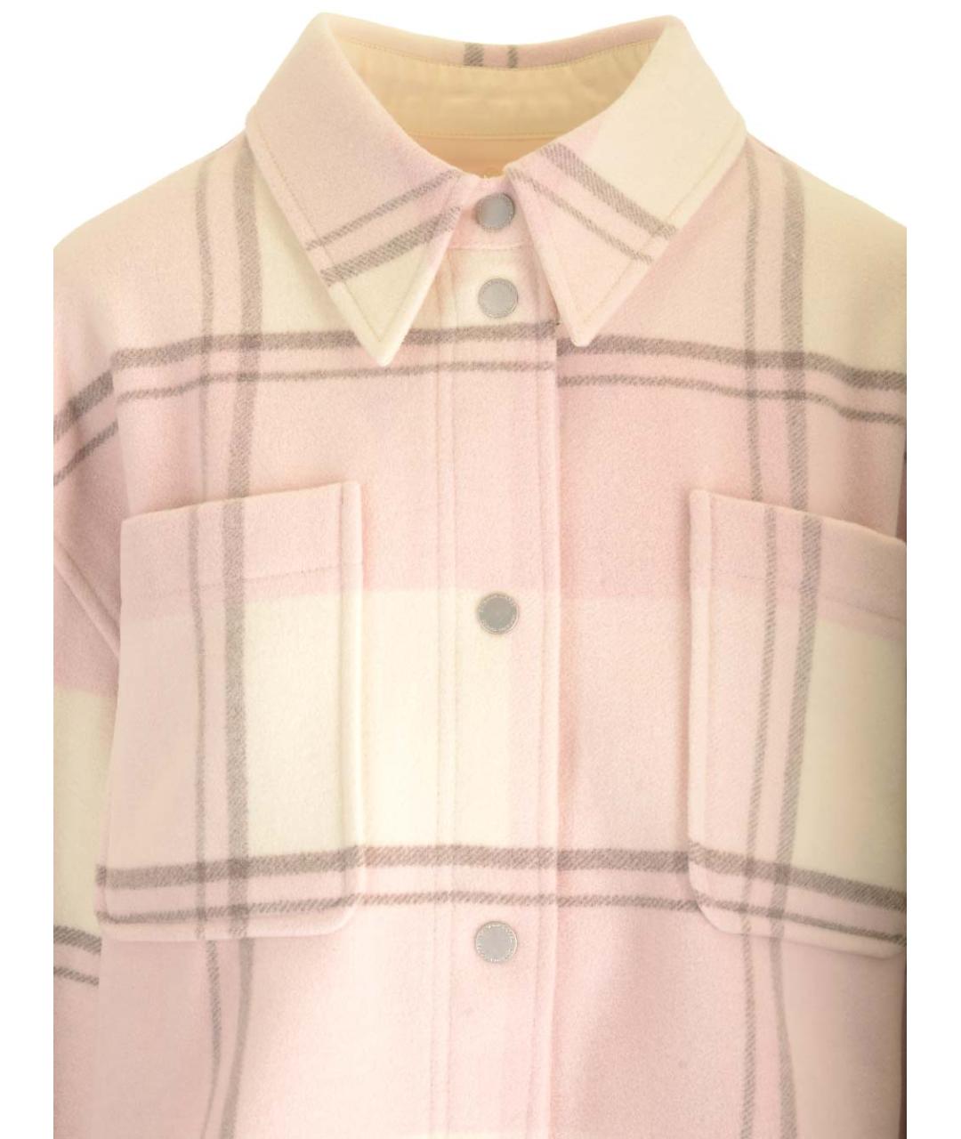 CANADA GOOSE Розовая шерстяная куртка, фото 5