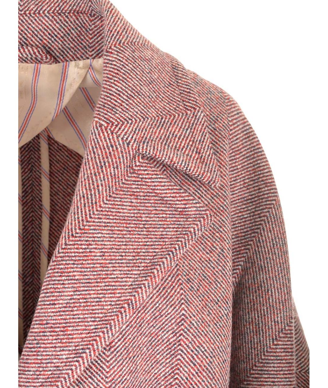 ETRO Бордовое полиамидовое пальто, фото 4