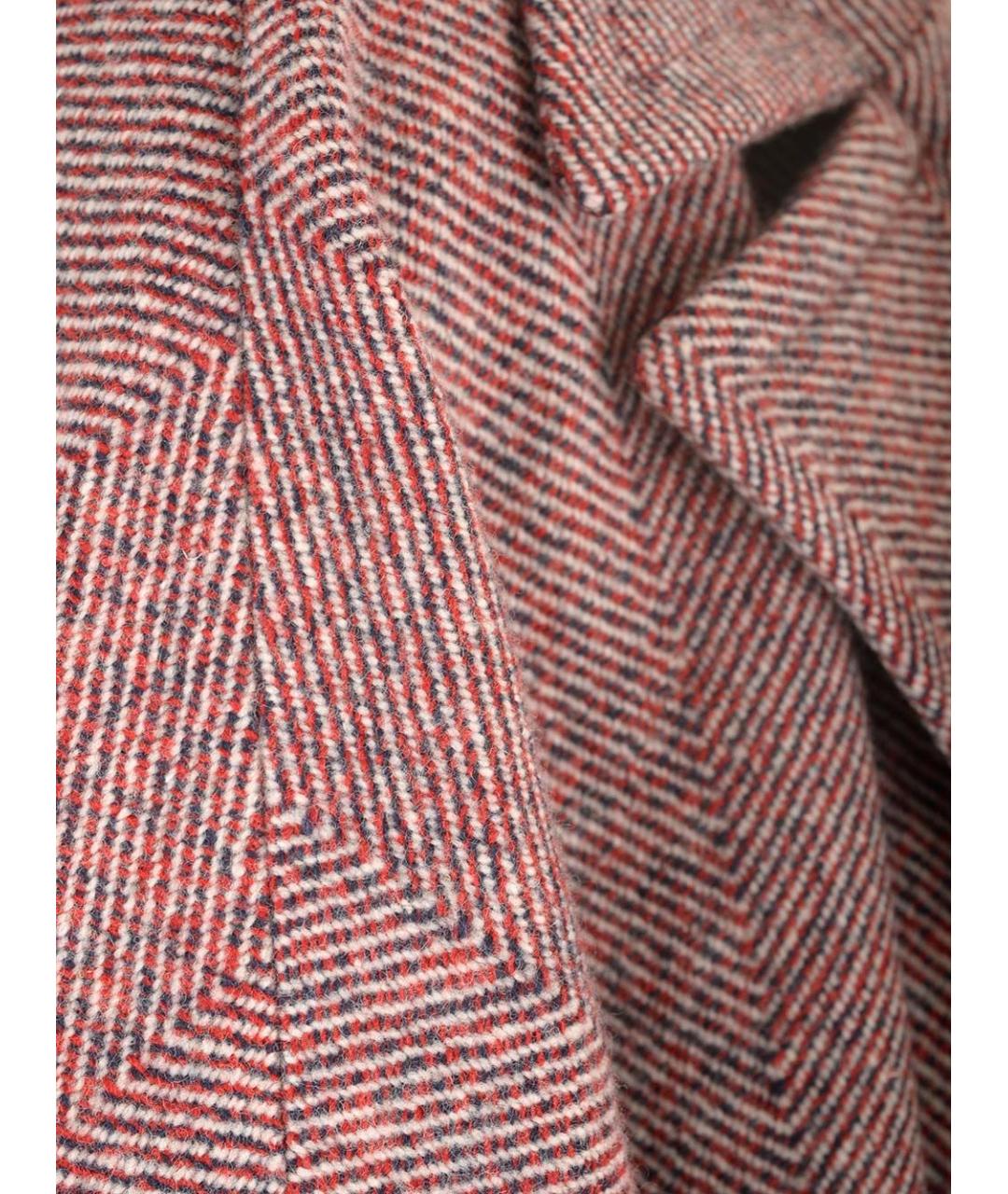 ETRO Бордовое полиамидовое пальто, фото 5