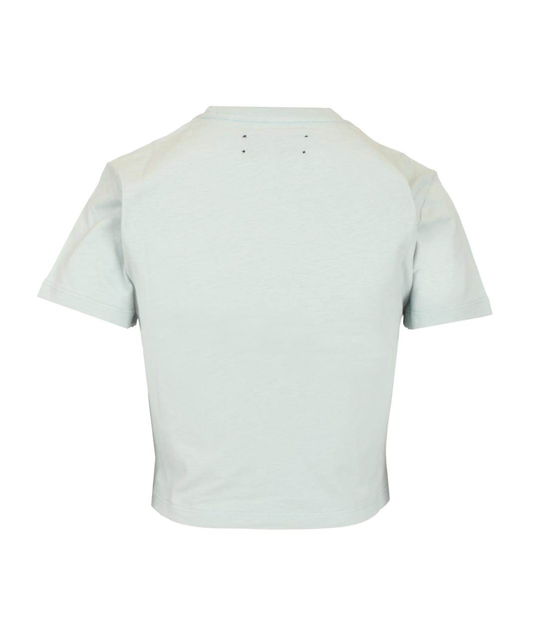 AMIRI Зеленая хлопковая футболка, фото 2