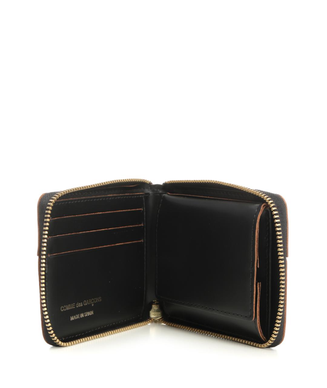 COMME DES GARÇONS WALLET Черный кожаный кошелек, фото 4