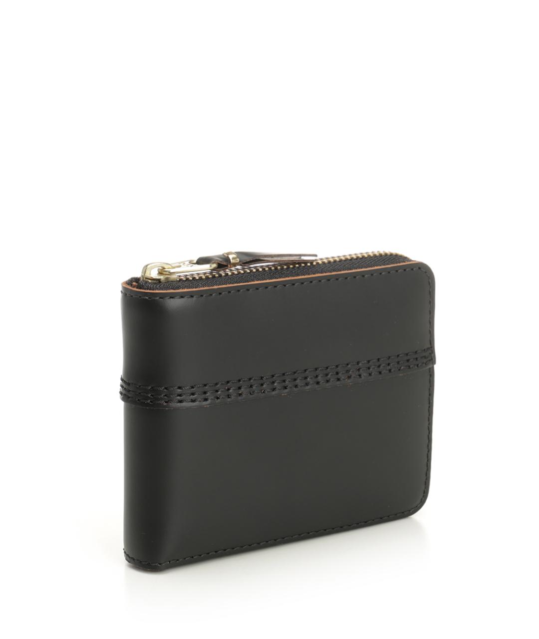 COMME DES GARÇONS WALLET Черный кожаный кошелек, фото 2