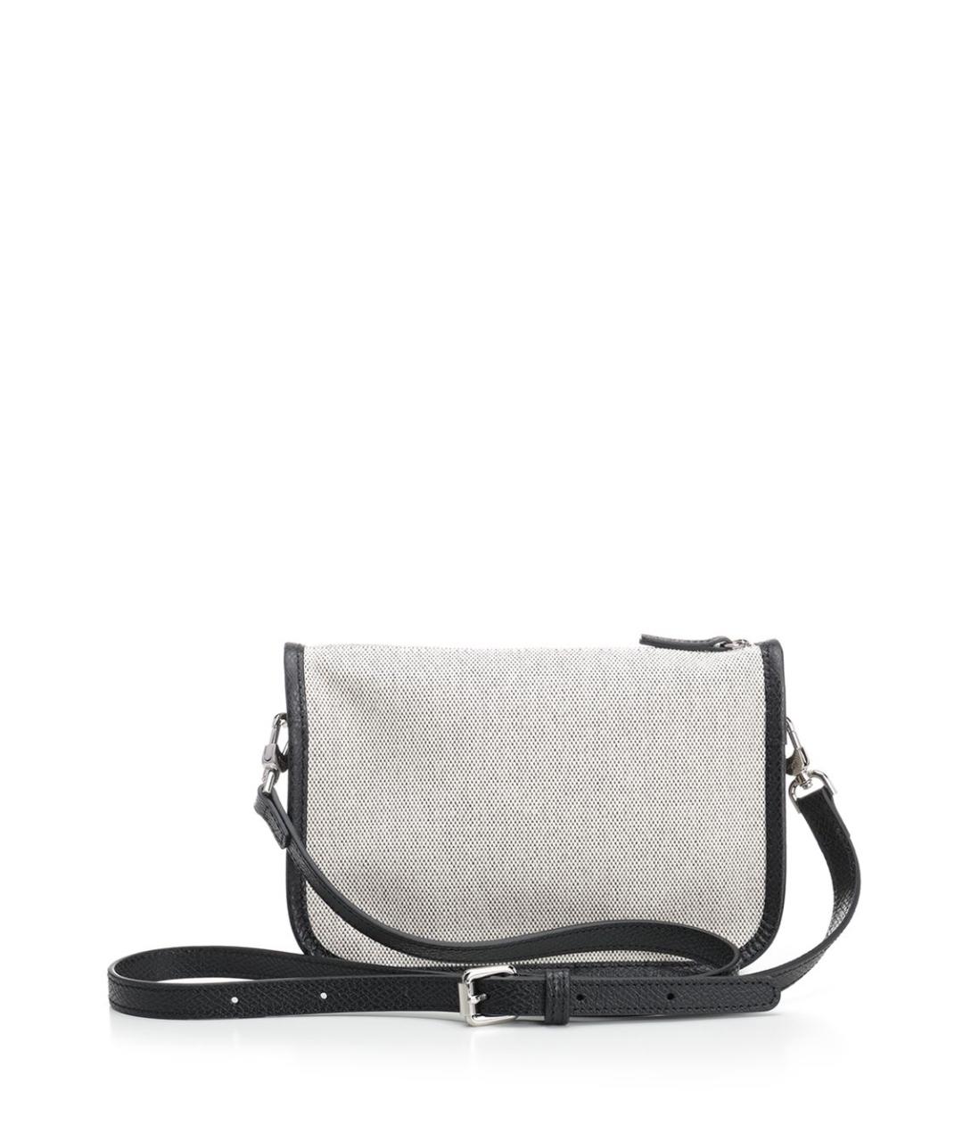 LONGCHAMP Белая тканевая сумка через плечо, фото 3