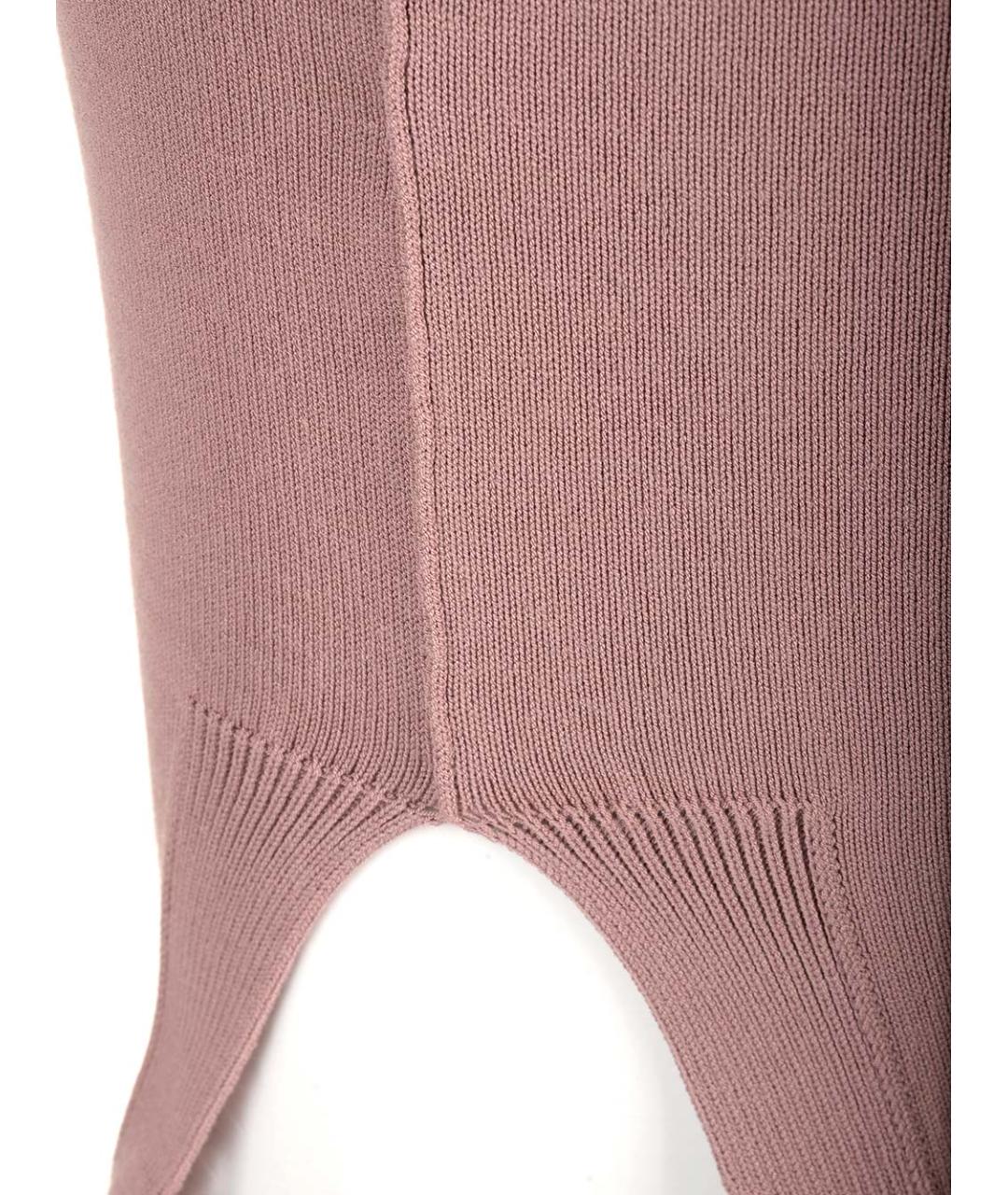 RICK OWENS Розовое вискозное коктейльное платье, фото 6