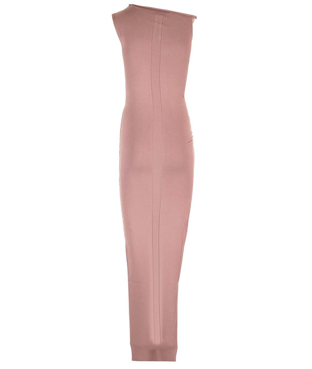 RICK OWENS Розовое вискозное коктейльное платье, фото 2