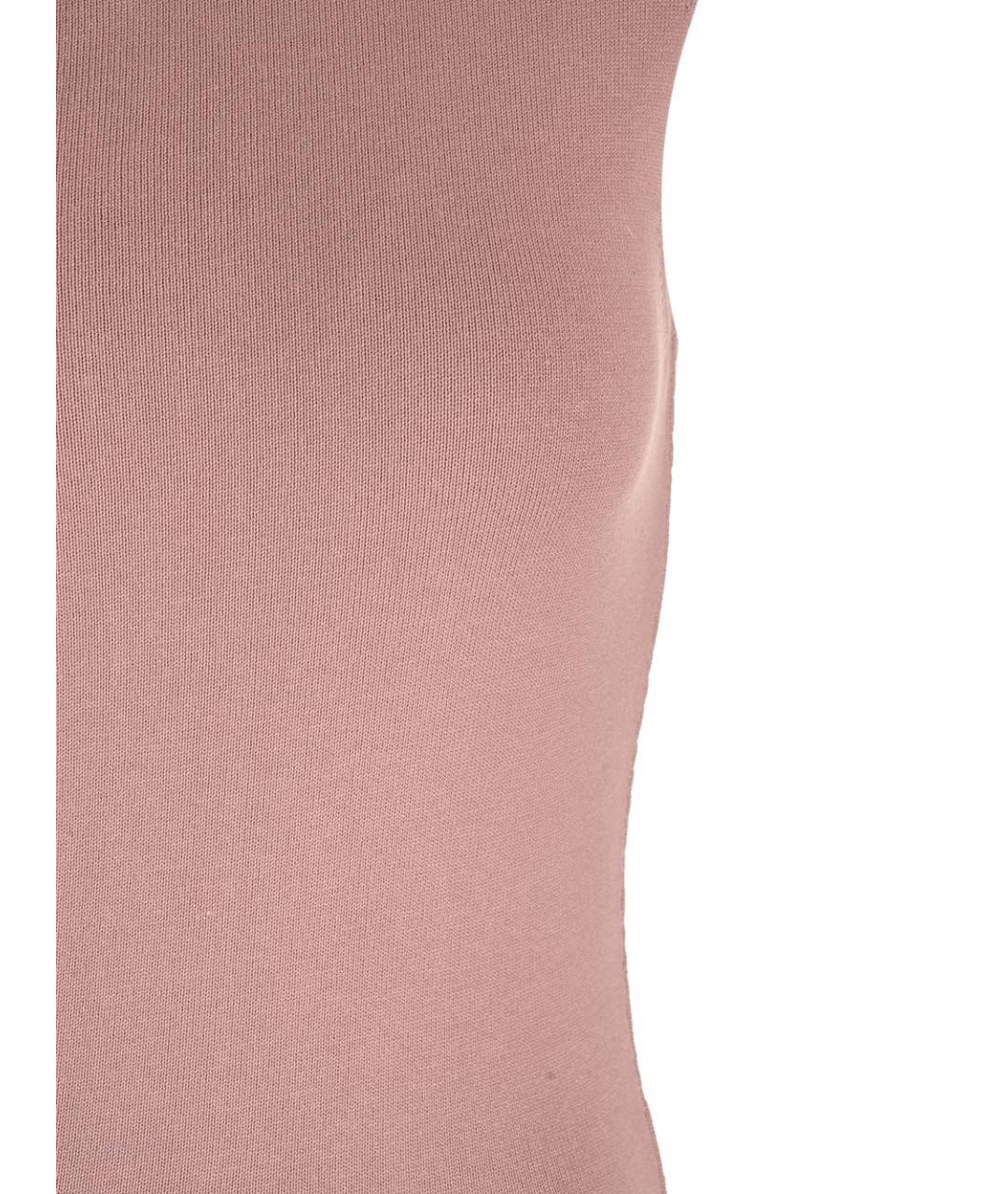 RICK OWENS Розовое вискозное коктейльное платье, фото 5
