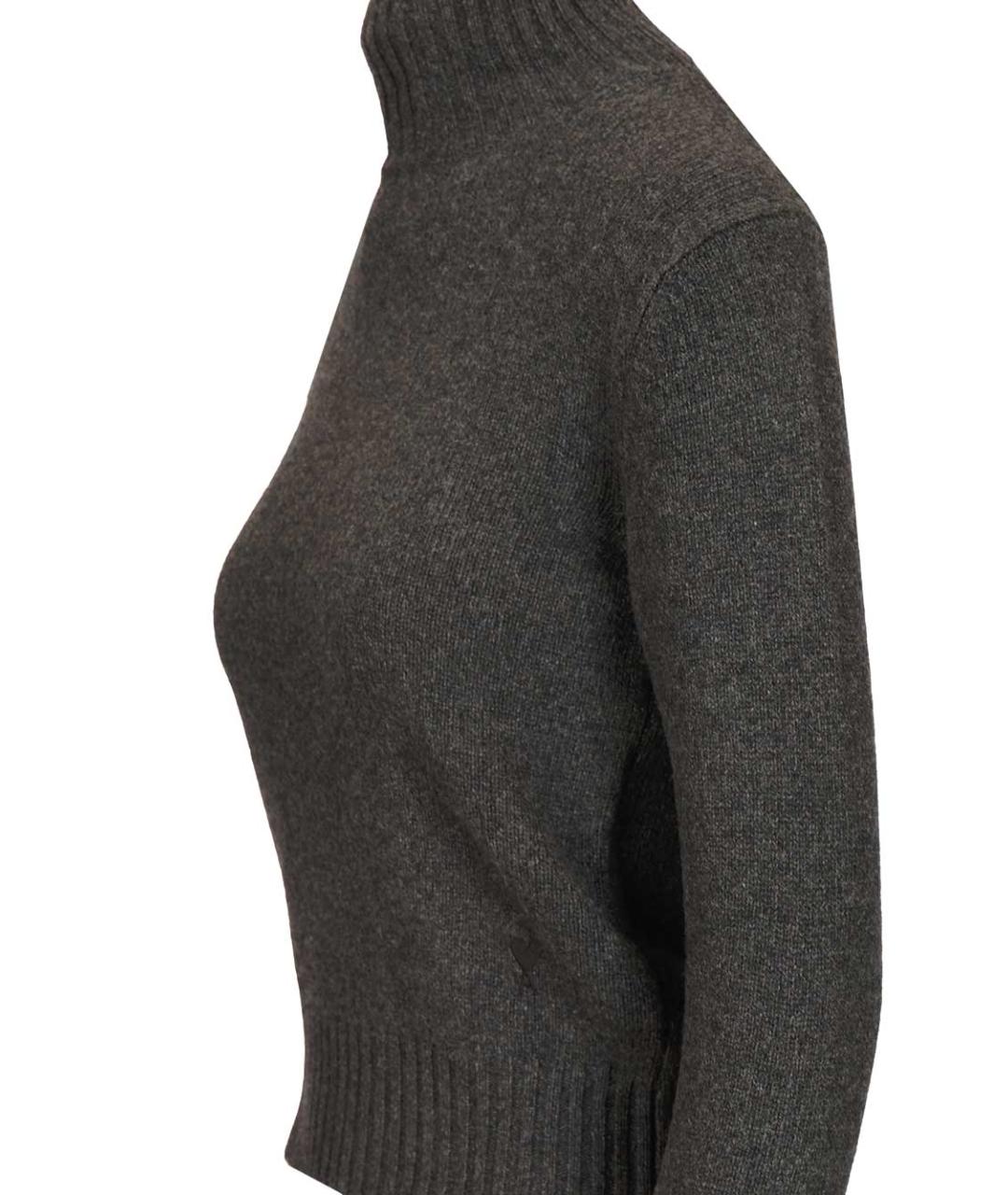 Ami Paris Серый кашемировый джемпер / свитер, фото 3