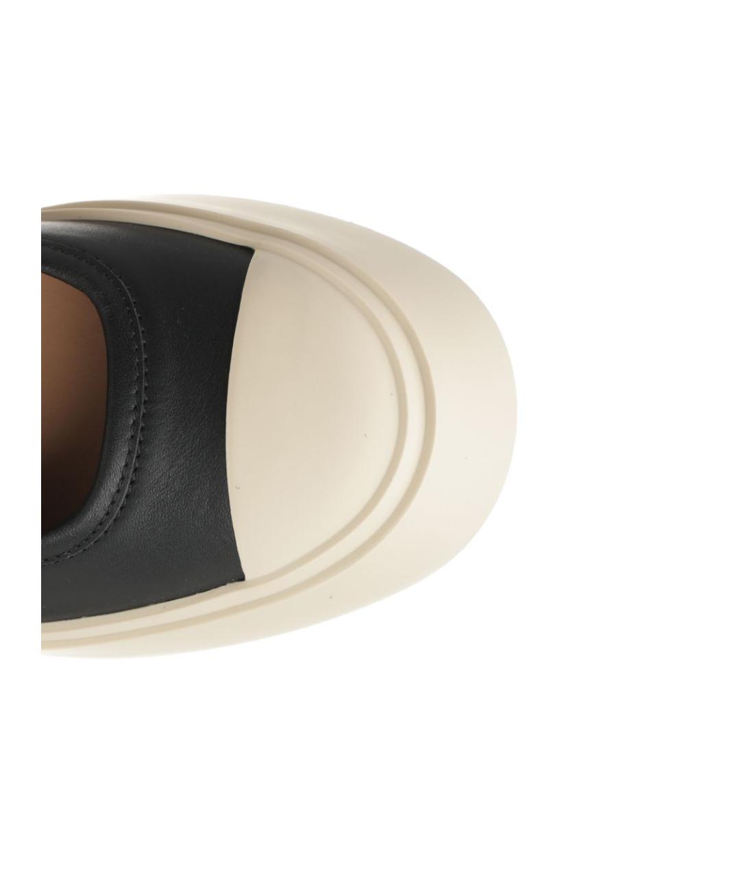 MARNI Черные кожаные балетки, фото 4