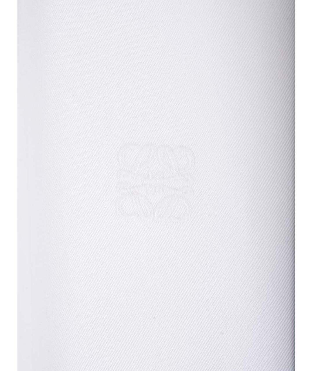 LOEWE Белая хлопковая рубашка, фото 5