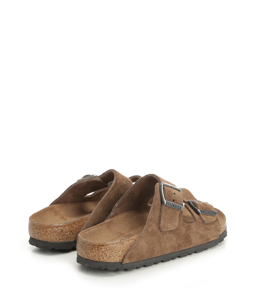 BIRKENSTOCK Бежевые замшевые сандалии, фото 3