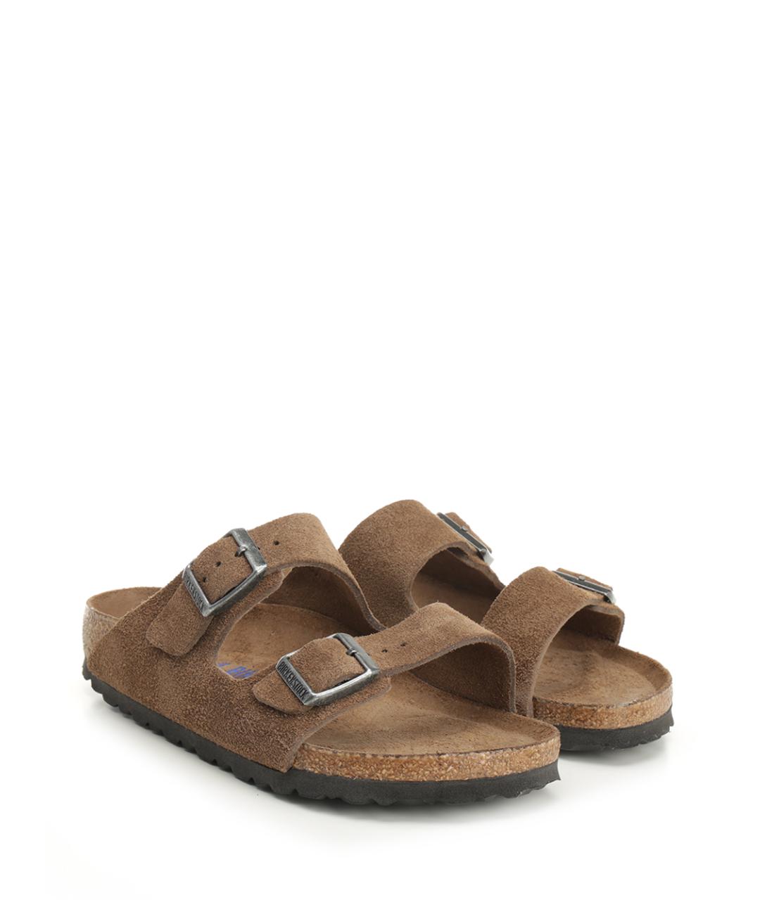 BIRKENSTOCK Бежевые замшевые сандалии, фото 2