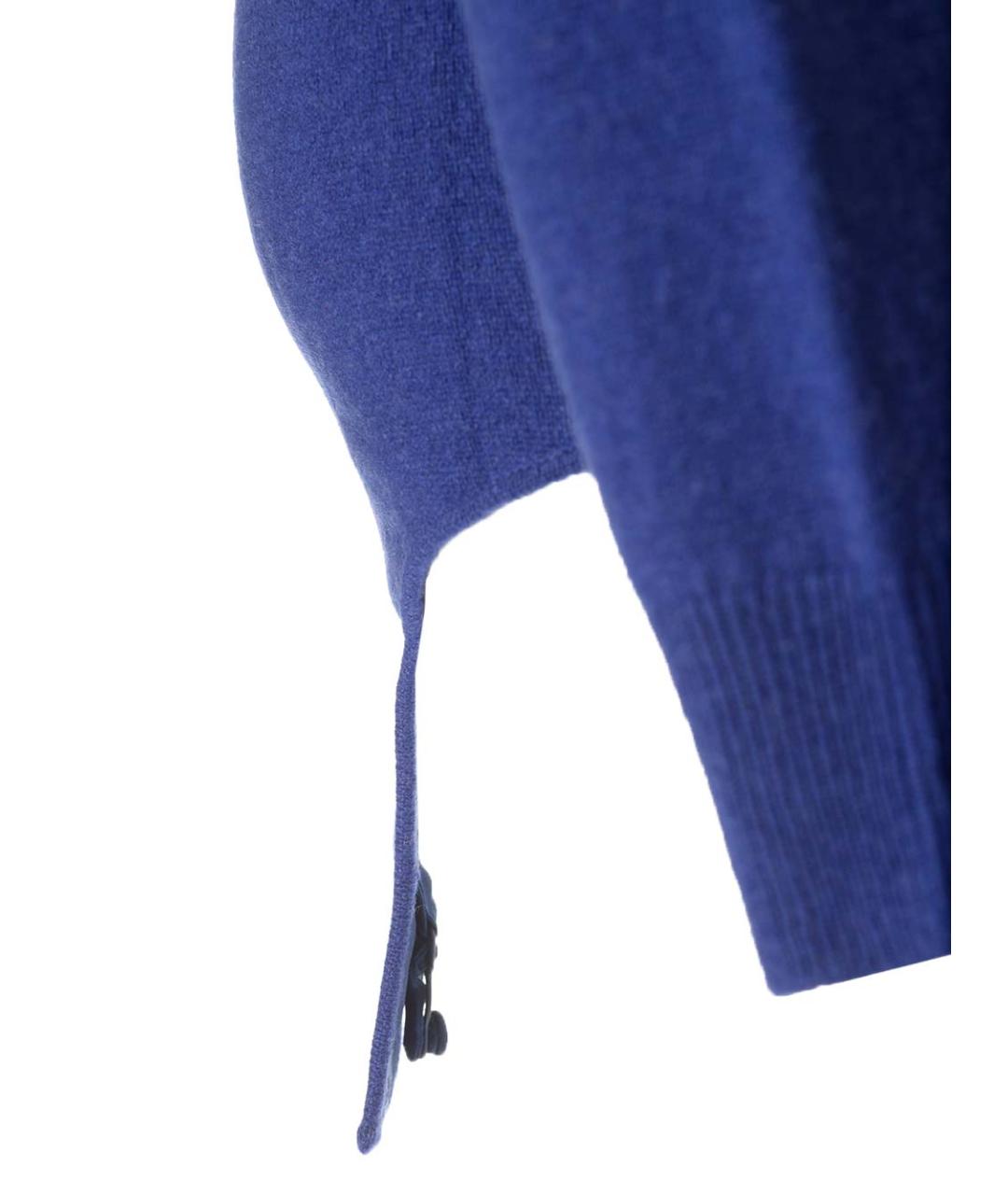 SAINT LAURENT Синий кашемировый джемпер / свитер, фото 6