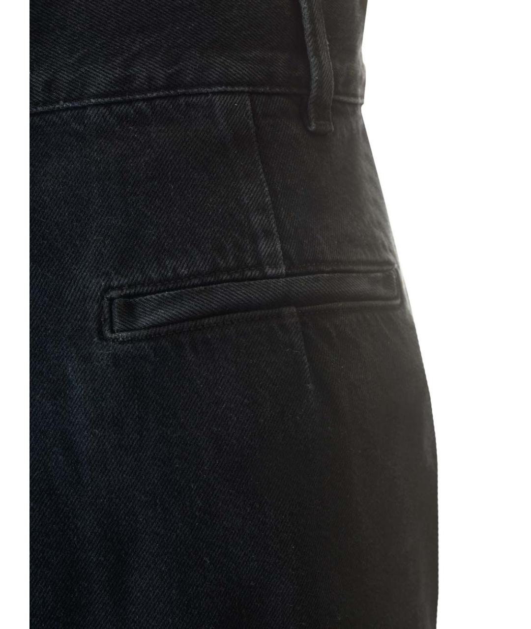 AGOLDE Черная хлопковая юбка мини, фото 4