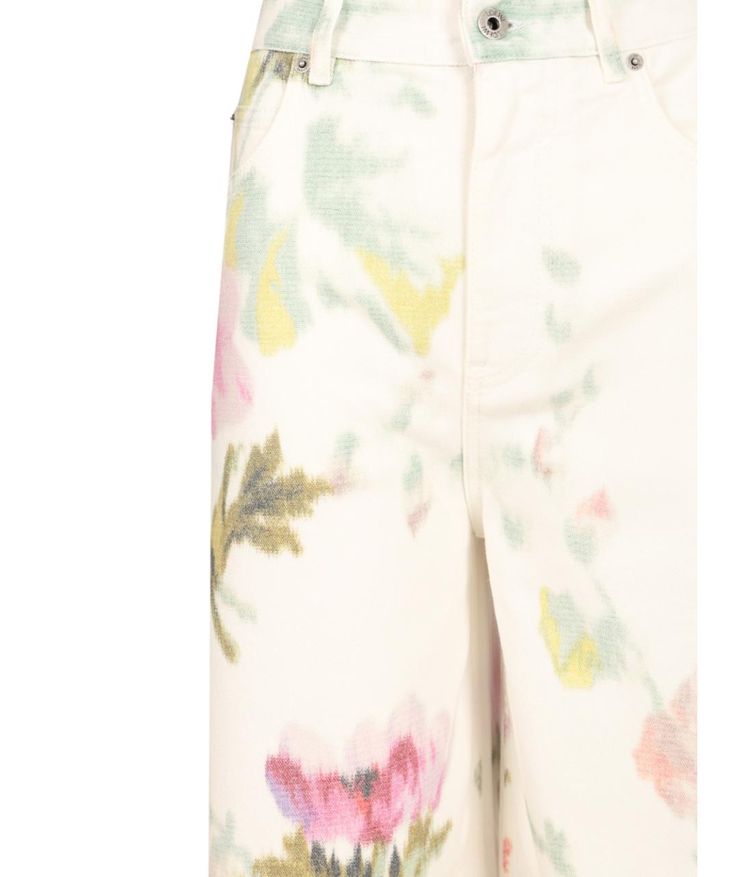 LOEWE Мульти хлопковые прямые джинсы, фото 4