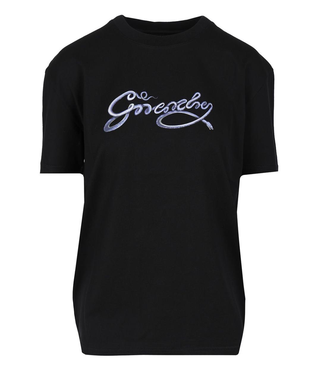 GIVENCHY Черная хлопковая футболка, фото 1