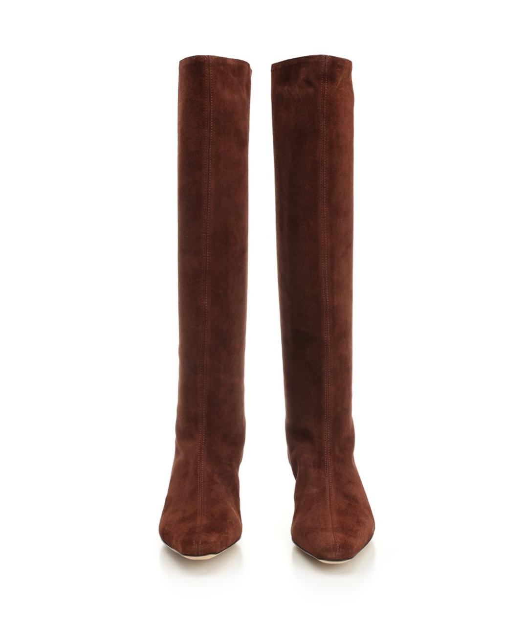 STAUD Коричневые замшевые полусапоги, фото 5