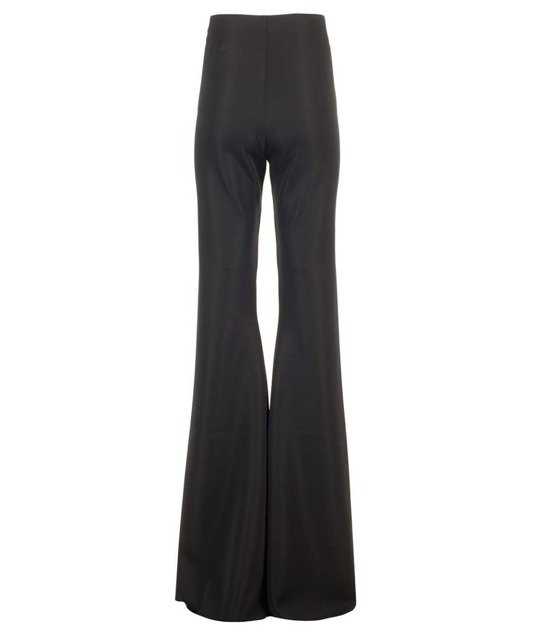 RICK OWENS Черные полиэстеровые брюки узкие, фото 2
