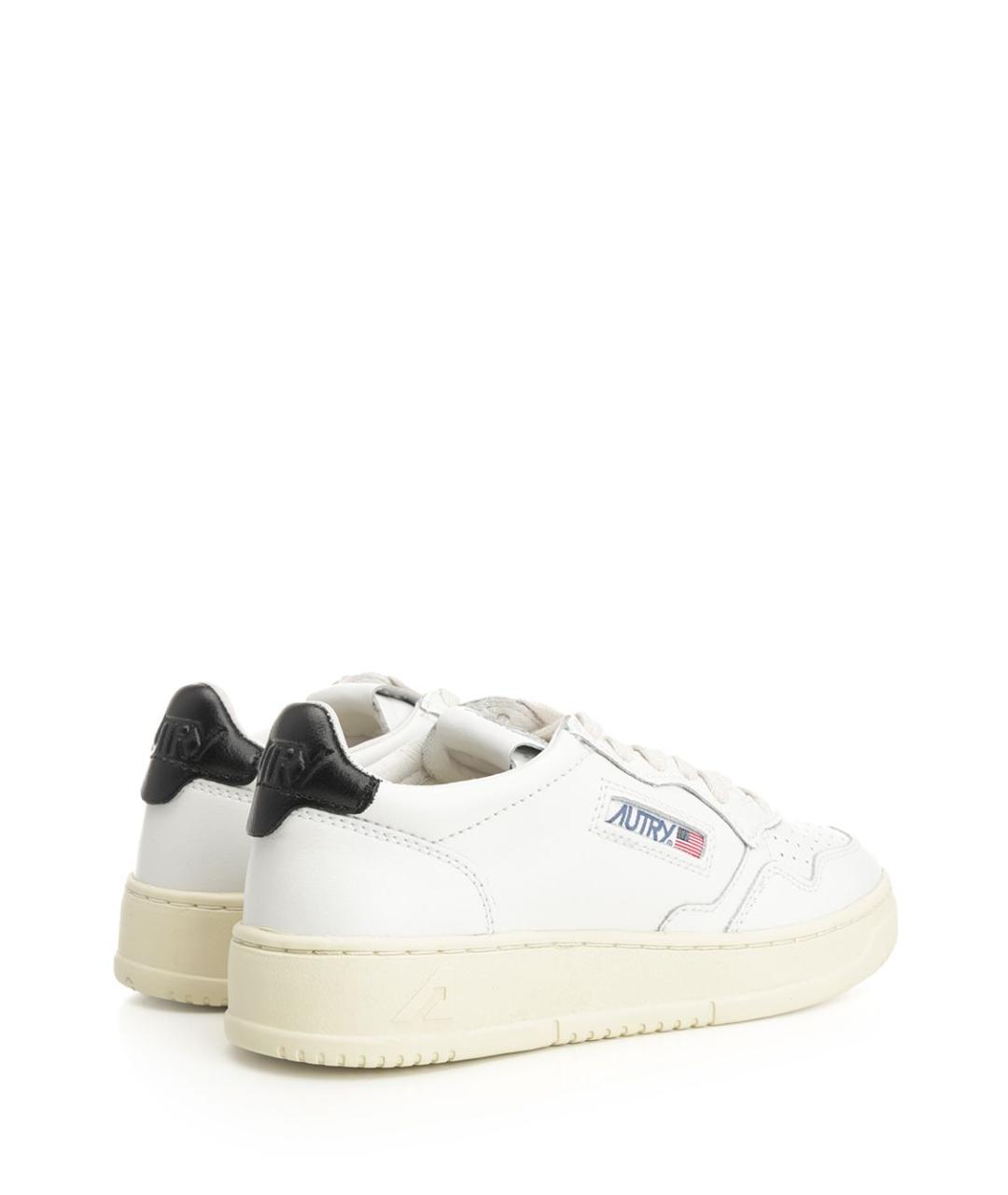 AUTRY Белые кожаные кроссовки, фото 3