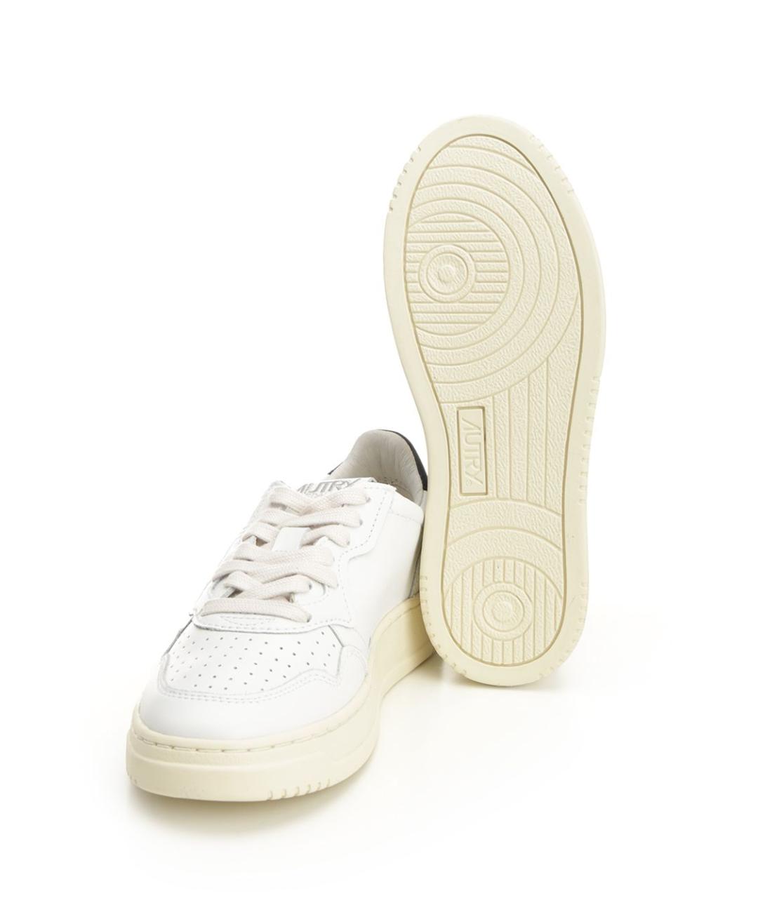 AUTRY Белые кожаные кроссовки, фото 5