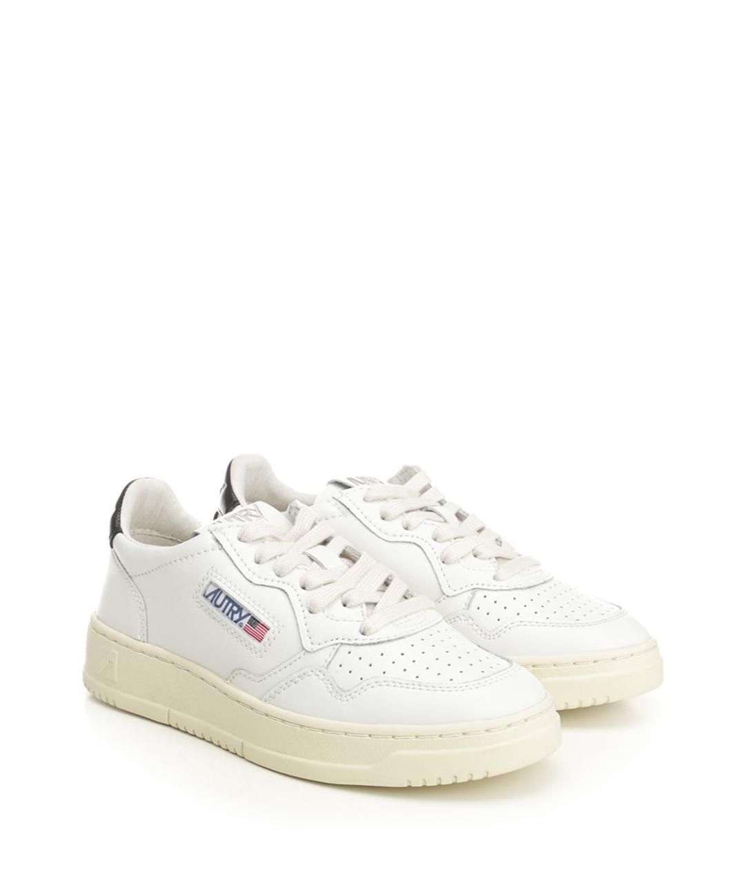 AUTRY Белые кожаные кроссовки, фото 2