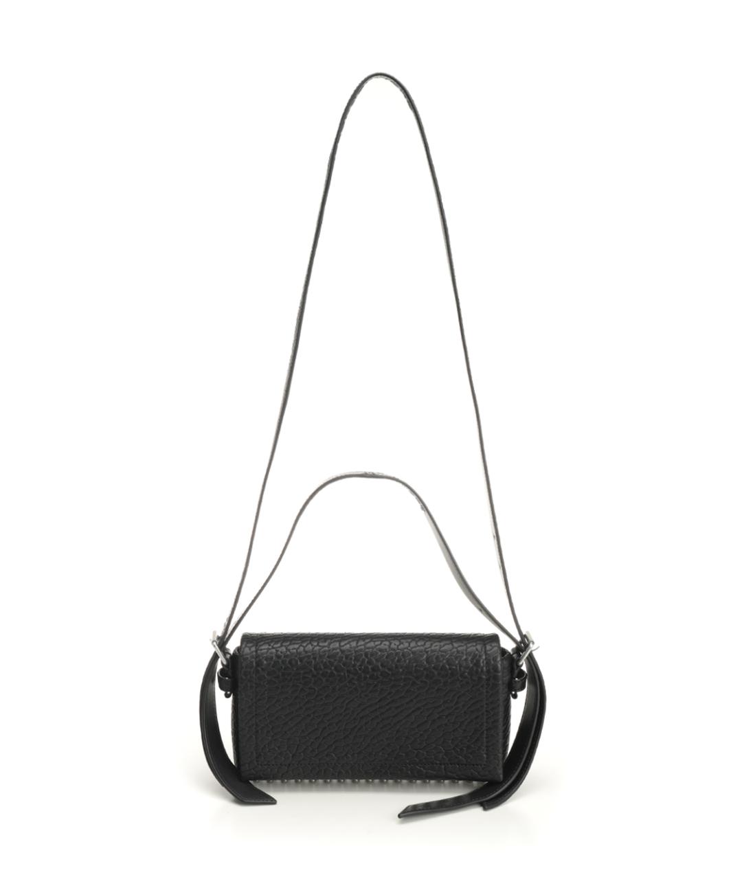 ALEXANDER WANG Черная кожаная сумка через плечо, фото 1