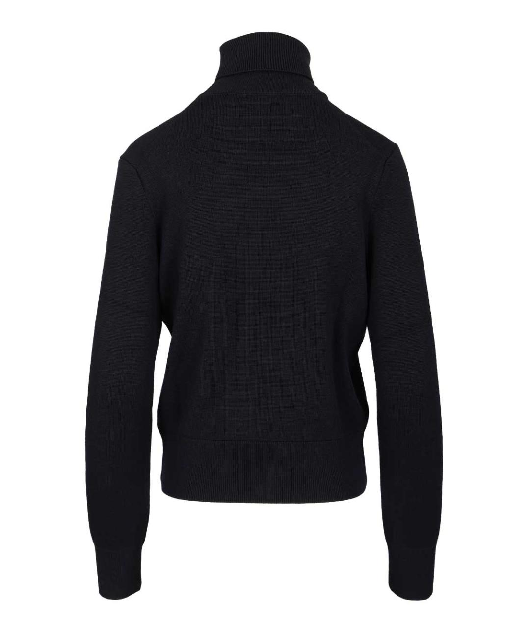 Ami Paris Темно-синий шерстяной джемпер / свитер, фото 2