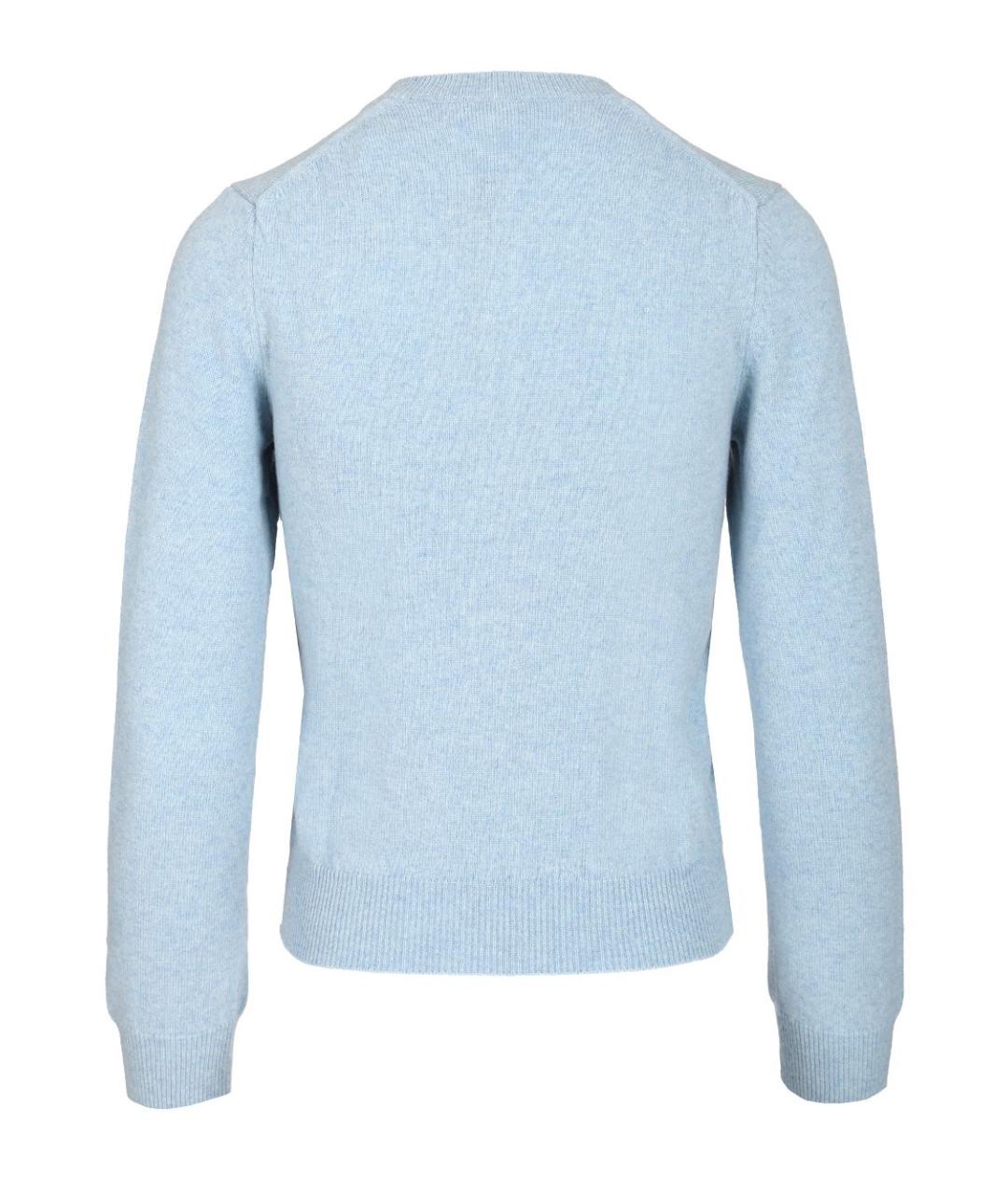 COMME DES GARÇONS PLAY Голубой шерстяной кардиган, фото 2