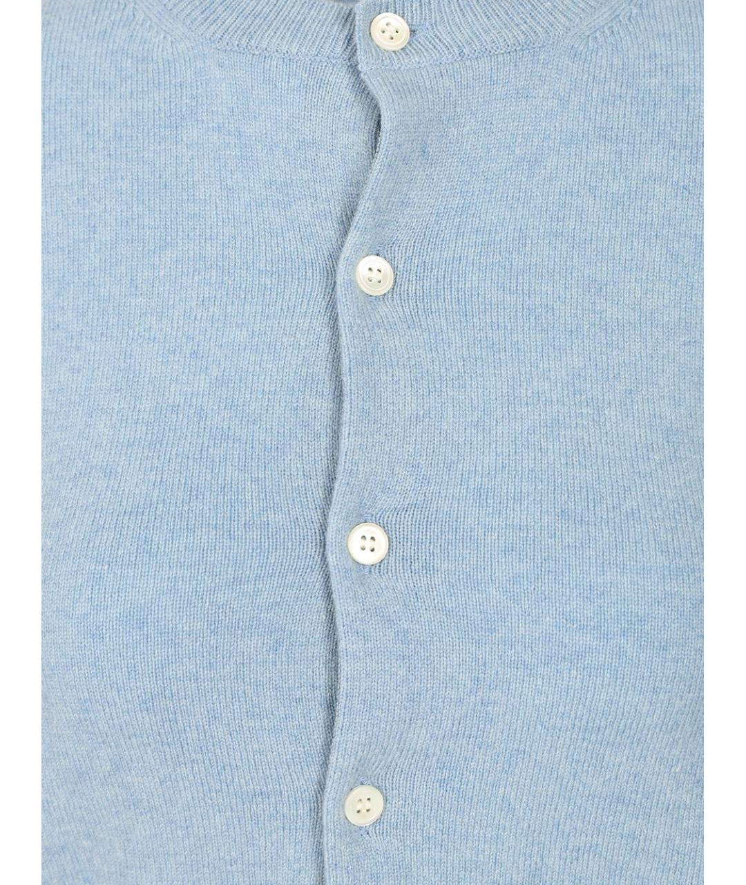 COMME DES GARÇONS PLAY Голубой шерстяной кардиган, фото 4