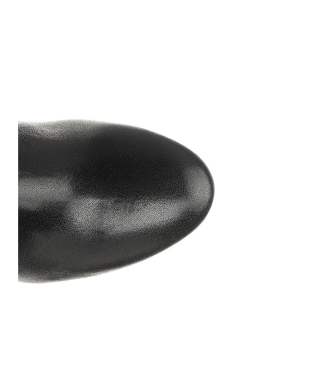 STUART WEITZMAN Черные кожаные ботильоны, фото 4