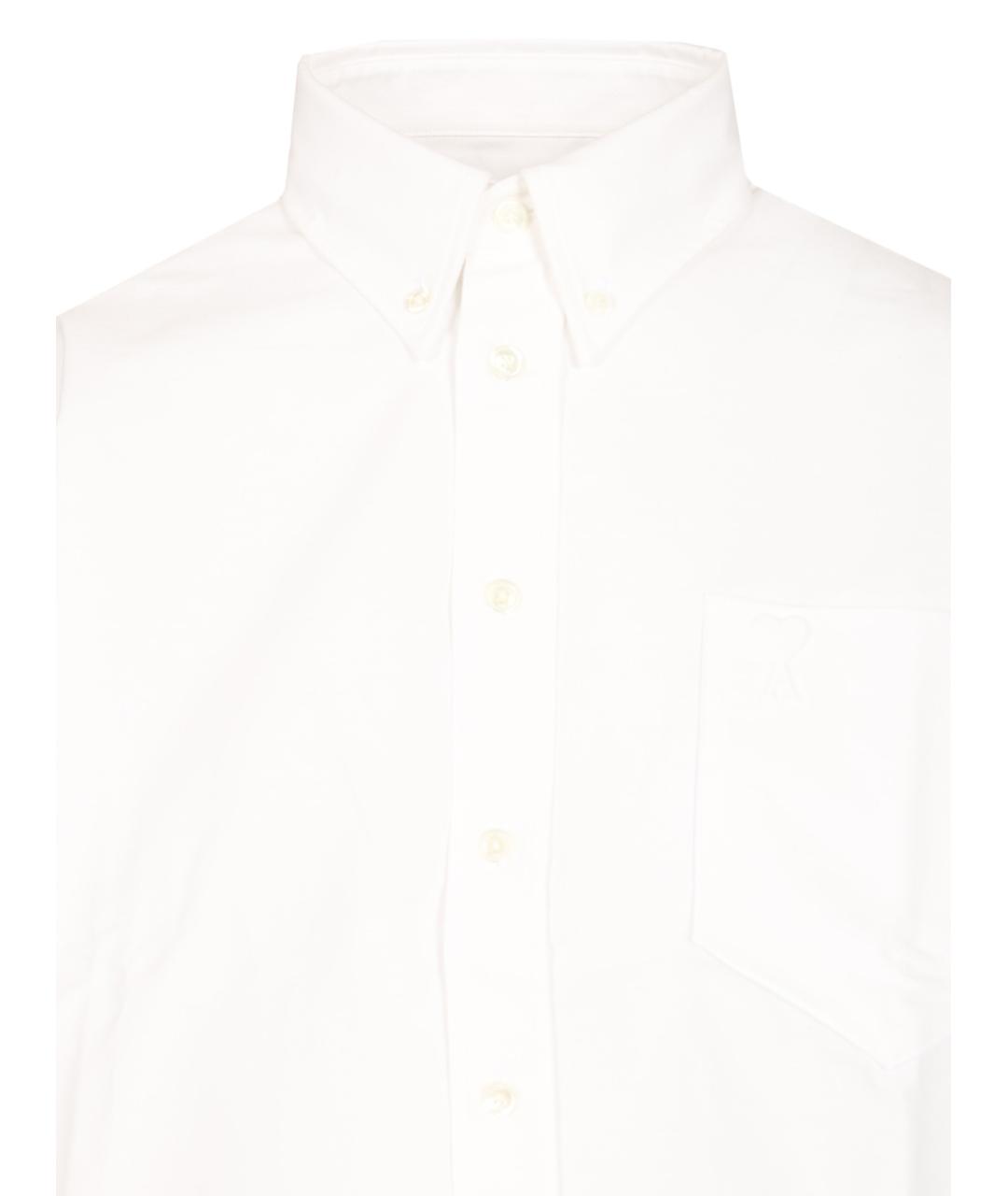 Ami Paris Белая хлопковая рубашка, фото 4